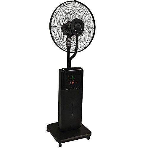 SUNHEAT FAN CZ500 MISTER FAN-BLACK W/BLUETOOTH & SPEAKERS