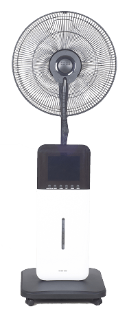 SUNHEAT Fan CZ500 MISTER FAN-White W/BLUETOOTH & SPEAKERS