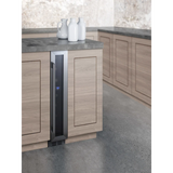 Summit - 6" wide ADA compliant built-in undercounter wine cellar with digital thermostat and LED lighting - SWC007LHD