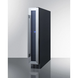 Summit - 6" wide ADA compliant built-in undercounter wine cellar with digital thermostat and LED lighting - SWC007LHD