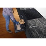 Summit - 24" wide induction range in black - TEM665CW