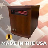 Sunheat Original Sunheat USA1500-M Electric Portable Infrared Heater - Cherry