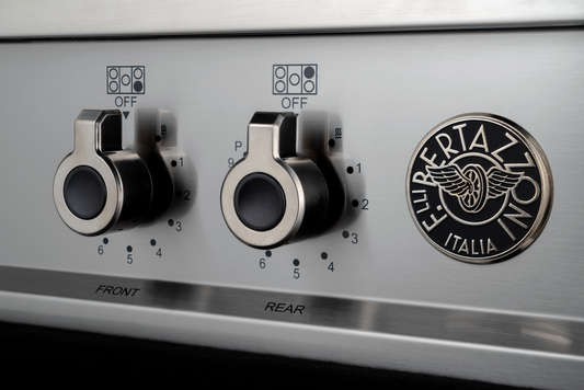 Bertazzoni - 36" Induction Rangetop with 5 Cooking Zones - Professional Series - Stainless Steel - PROF365IRTXT