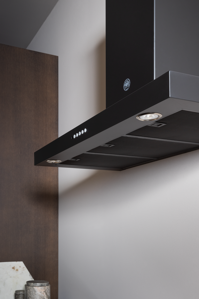 Bertazzoni - 36" Professional Series T-Shaped Wall Mount Hood - 600 CFM - KT36CAT