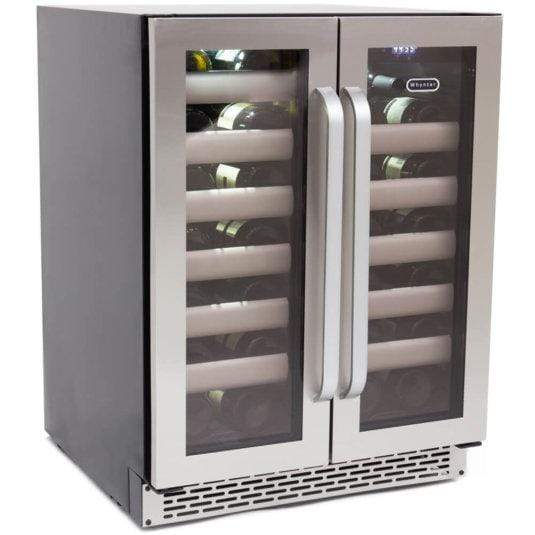Whynter Wine Refrigerators - Elite Series with Seamless Stainless Steel Doors Whynter Elite 40 Bottle Seamless Stainless Steel Door Dual Zone Built-in Wine Refrigerator