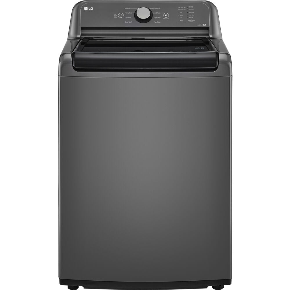 LG - 4.1 CF Ultra Large Capacity Top Load Washer, Agitator - WT6105CM