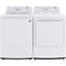 LG - 4.3 CF Top Load Washer (WT7000CW) & 7.3 CF Gas Dryer (DLG7001W) - WT7000CW-G-KIT