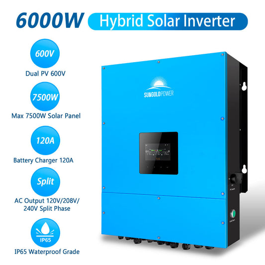 SunGold Power - 6000W 48V Hybrid Solar | SG6K48HS