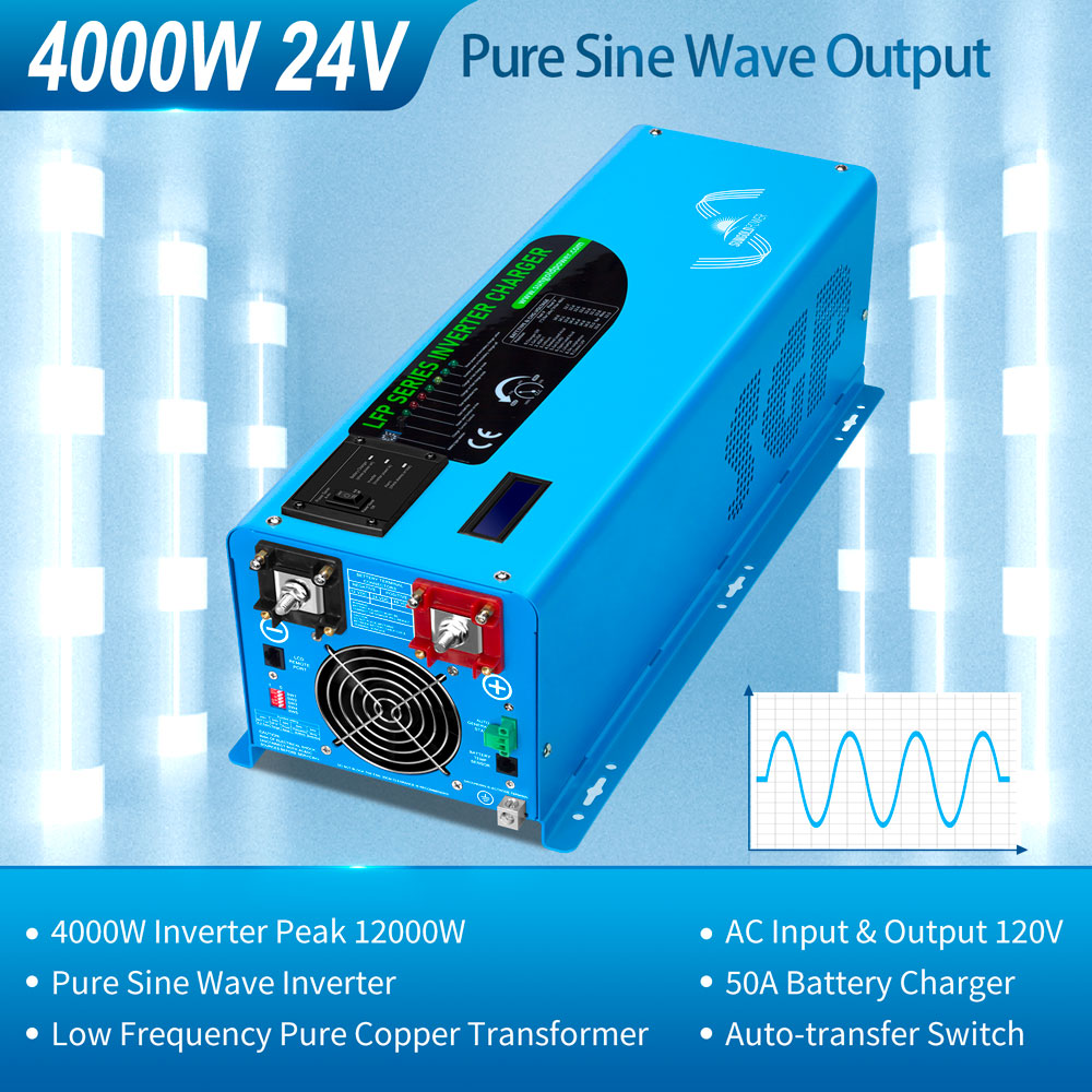 SunGold Power - Low Freqency 4000W -DC24V Inverter (single phase) | SG4K24I1