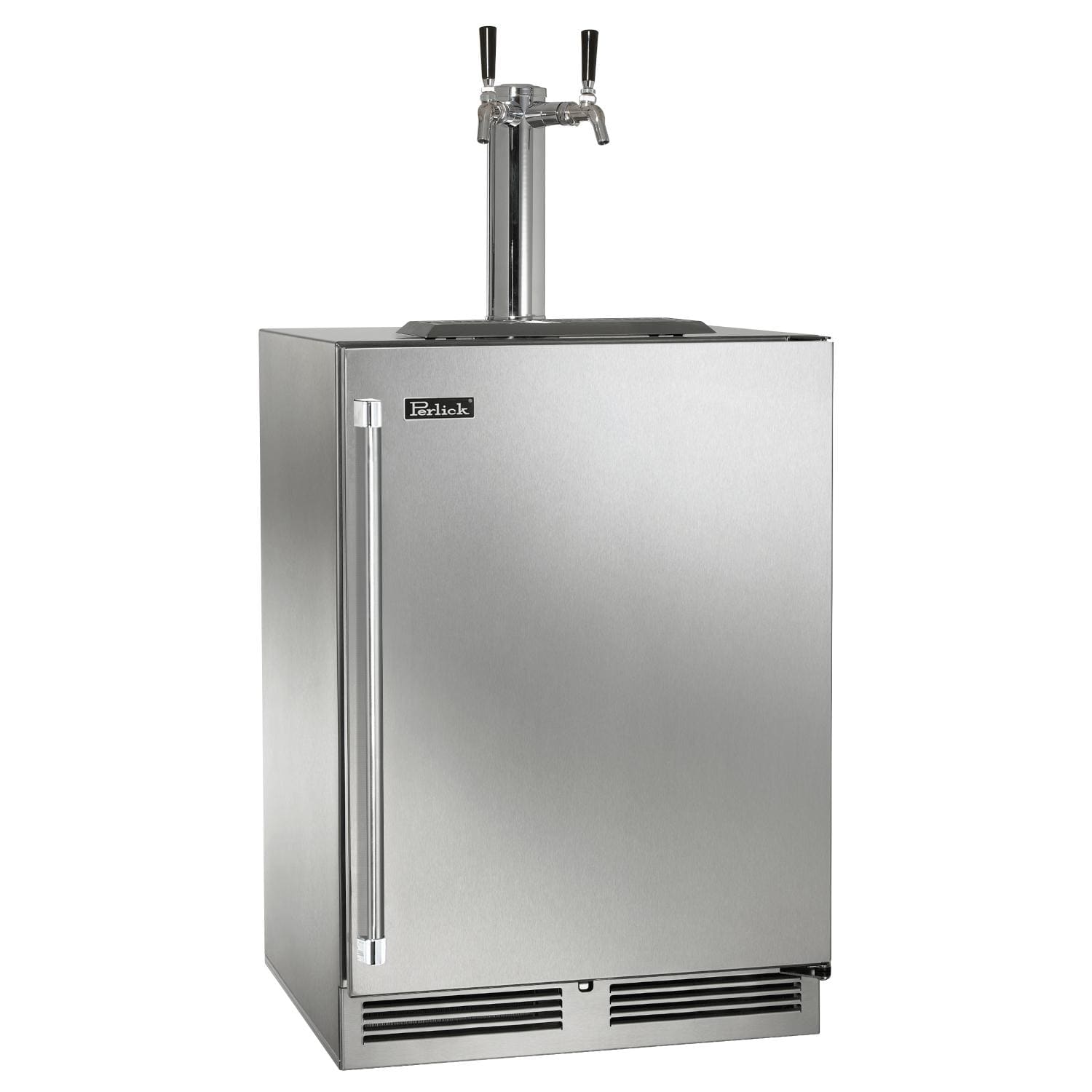 Perlick - 24" C-Series Outdoor Beer Dispenser - Dual Tap with stainless steel solid door,   - HC24TO-4-2