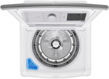 LG - 5.3 cu.ft. Top Load Washer with 4-Way Agitator & TurboWash3D Technology in White | WT7405CW