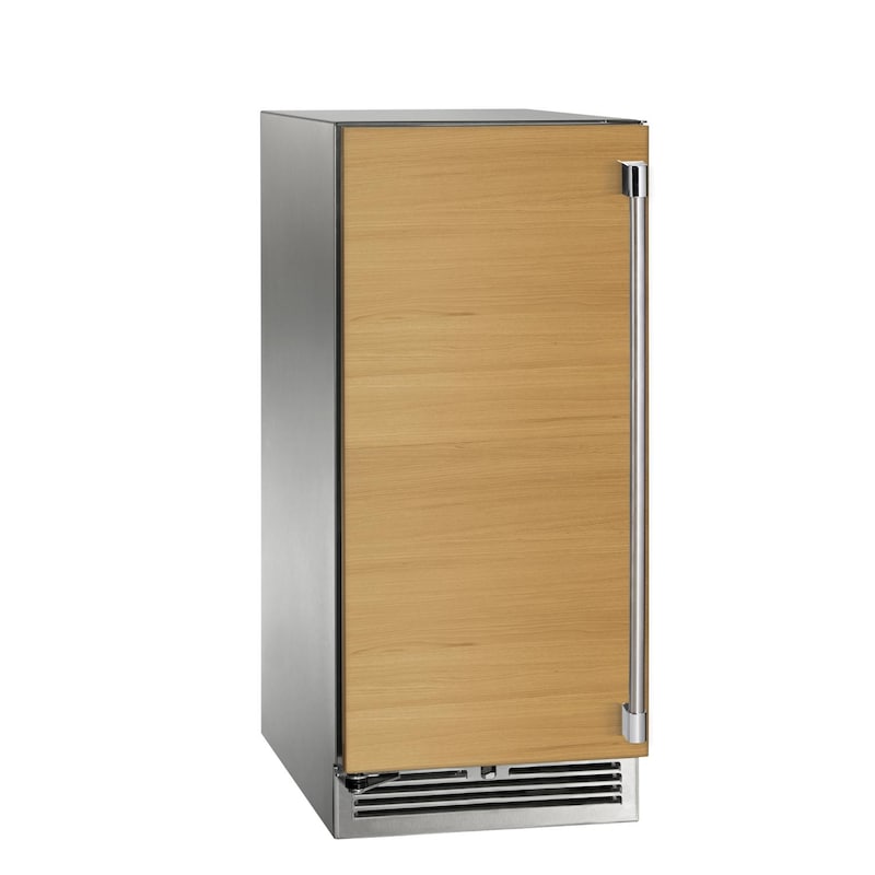 Perlick - 15" Signature Series Outdoor Refrigerator with fully integrated panel-ready solid door, with lock - HP15RO