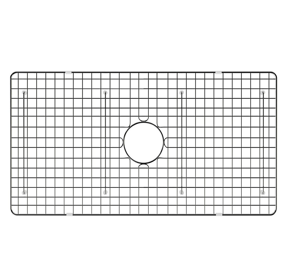 Ruvati Stainless Steel Bottom Rinse Grid Replacement for RVL2100WH Fireclay Kitchen Sink – RVA621009