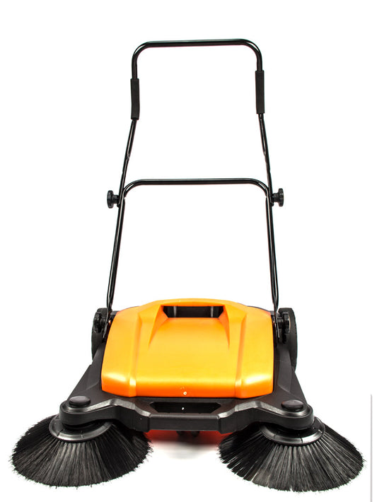 SM650 27.5" Manual Floor Sweeper, Indoor and Outdoor