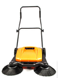 SM650 27.5" Manual Floor Sweeper, Indoor and Outdoor