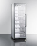 Summit - 24" Wide Mini Reach-In Beverage Center with Dolly | [SCR1401LHRICSS]