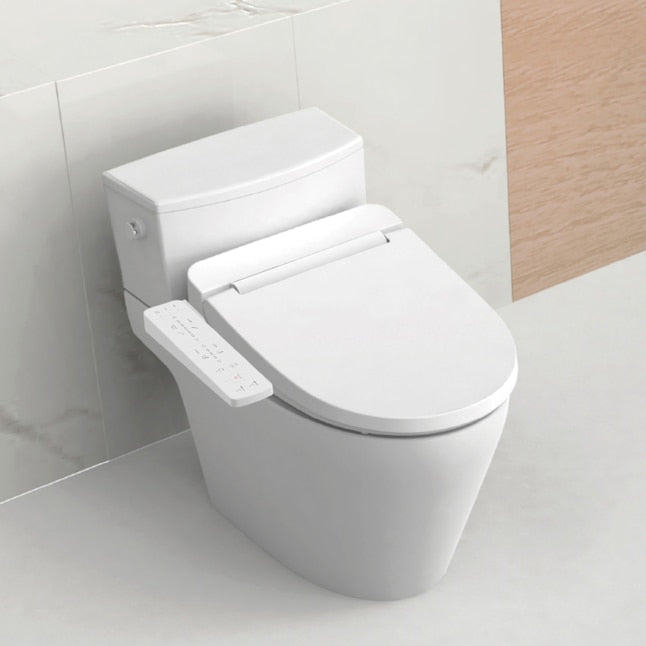 VOVO  STYLEMENT White Round Slow-Close Heated Bidet Toilet Seat