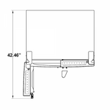 FORNO - Bovino 33inch Counter Depth 19 Cu.Ft. French Door No Frost Refrigerator Stainless Steel | FFFFD1907-33SB