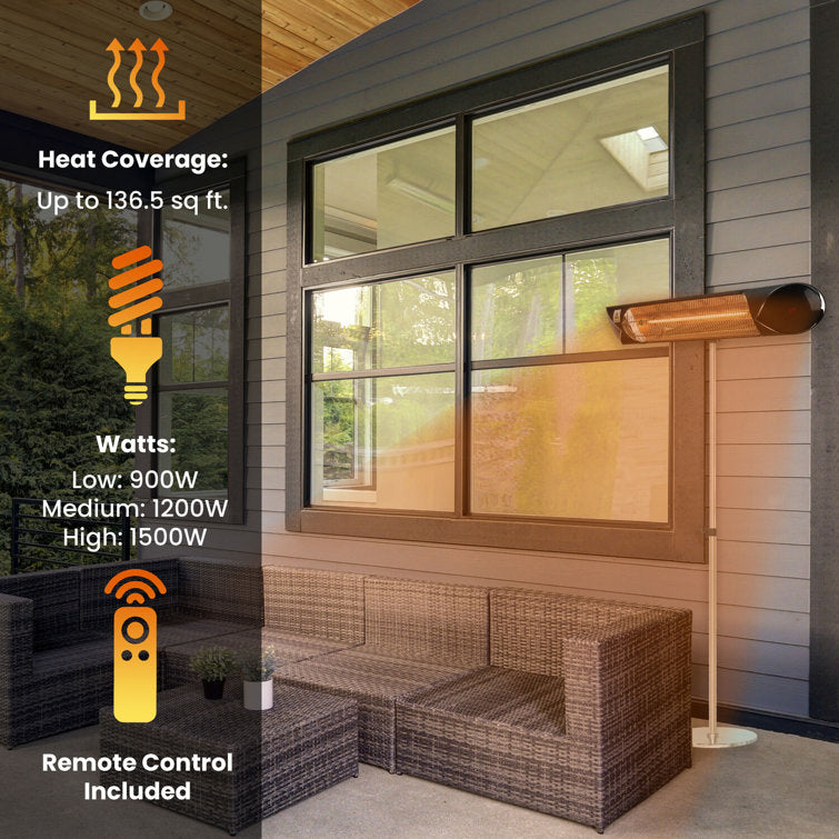 Hanover Electric Outdoor Heaters HAN1025IC BLK