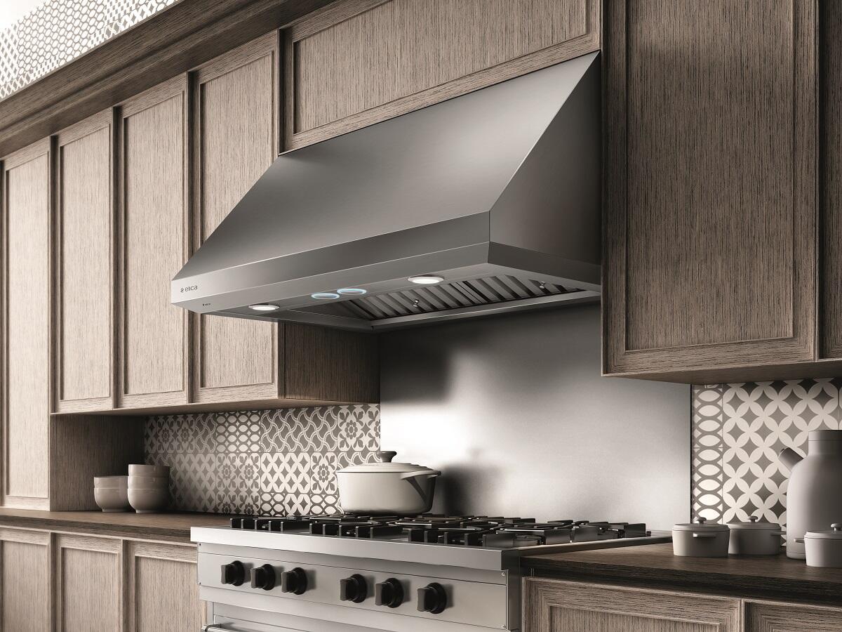 Elica - CALABRIA - Elica Pro - 30" W x 25" D x 18" H, 600 CFM, Stainless - Wall Mount Hoods | ECL630S4
