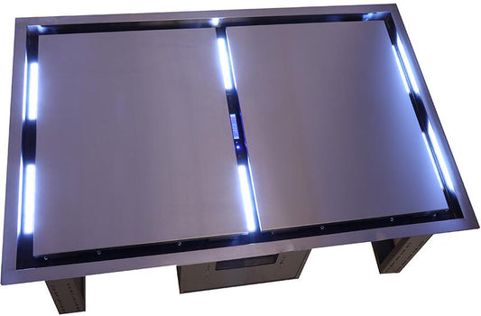 FORNO - Arezzo Celling Range Hood with Perimetric Heat, Odor, Gases and Steam in Air Capture