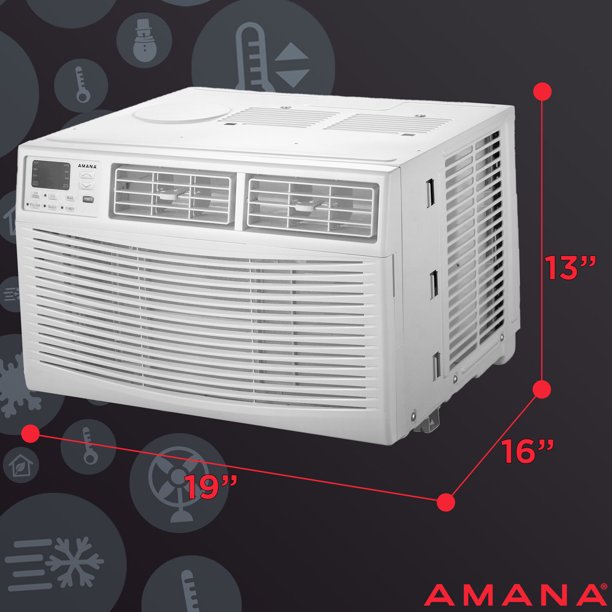 Amana - 6,000 BTU Window AC with Electronic Controls | AMAP061BW