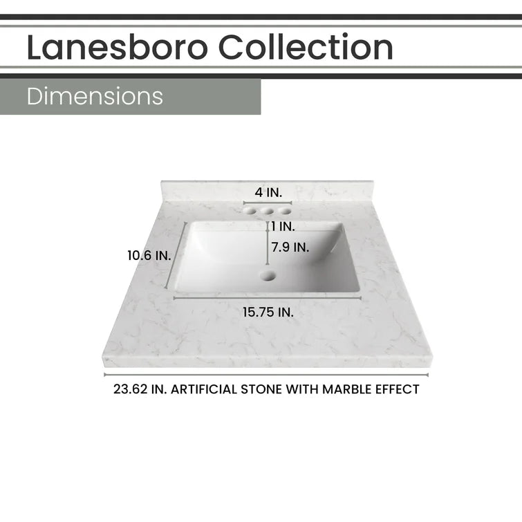Hanover Bathroom Vanities HANVN0105 24 0WH