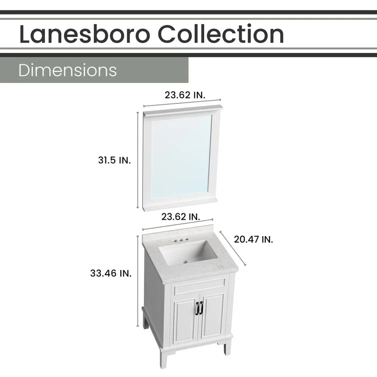 Hanover Bathroom Vanities HANVN0105 24 0WH