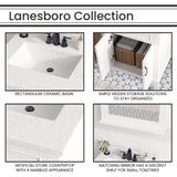 Hanover Bathroom Vanities HANVN0105 24 0WH