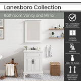 Hanover Bathroom Vanities HANVN0105 24 0WH