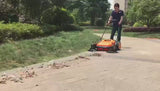 SM650 27.5" Manual Floor Sweeper, Indoor and Outdoor