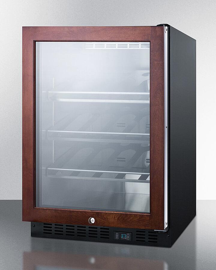 Summit - 24" Wide Single Zone Built-In Commercial Wine Cellar | [SCR610BLCHPNR]