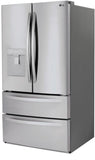 LG - 5.8 CF Gas Single Oven Slide-In Range, EasyClean Plus Self Clean, ThinQ and French Door Refrigerator Bundle
