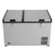 Whynter - 90 Quart Dual Zone Portable Fridge/ Freezer with 12v Option and Wheels | FM-901DZ