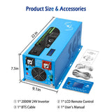 SunGold Power - Low Freqency 3000W -DC24V Inverter (single phase) | SG3K24I1