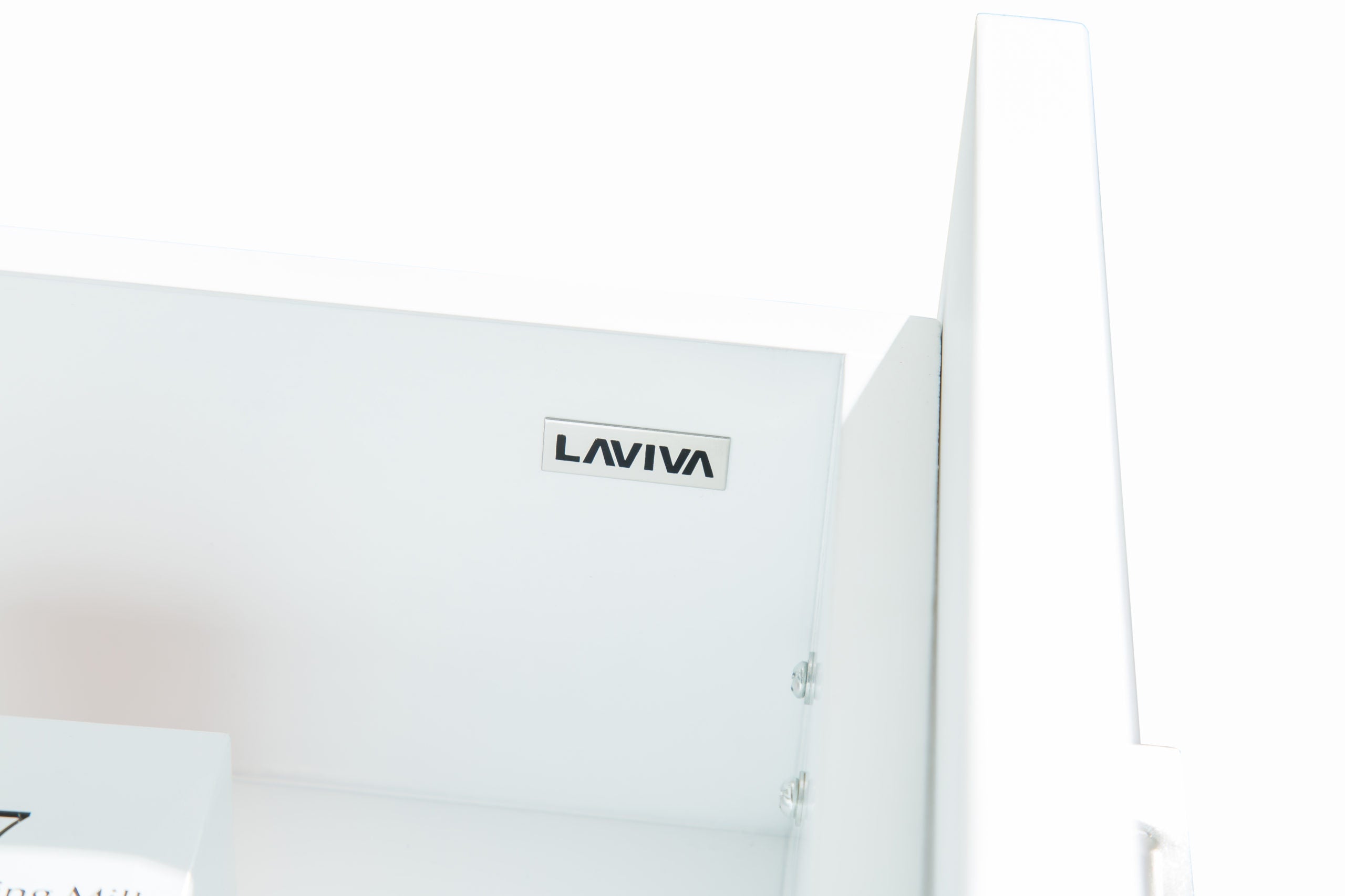 Laviva - Nova 48" White Bathroom Vanity with White Ceramic Basin Countertop | 31321529-48W-CB