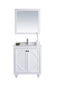 Laviva - Odyssey 30" White Bathroom Vanity with White Quartz Countertop | 313613-30W-WQ