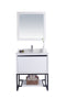 Laviva - Alto 30" White Bathroom Vanity with White Quartz Countertop | 313SMR-30W-WQ