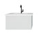 Laviva - Vitri 30" Cloud White Bathroom Vanity with VIVA Stone Matte White Solid Surface Countertop | 313VTR-30CW-MW