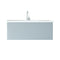 Laviva - Vitri 42" Fossil Grey Bathroom Vanity with VIVA Stone Matte White Solid Surface Countertop | 313VTR-42FG-MW