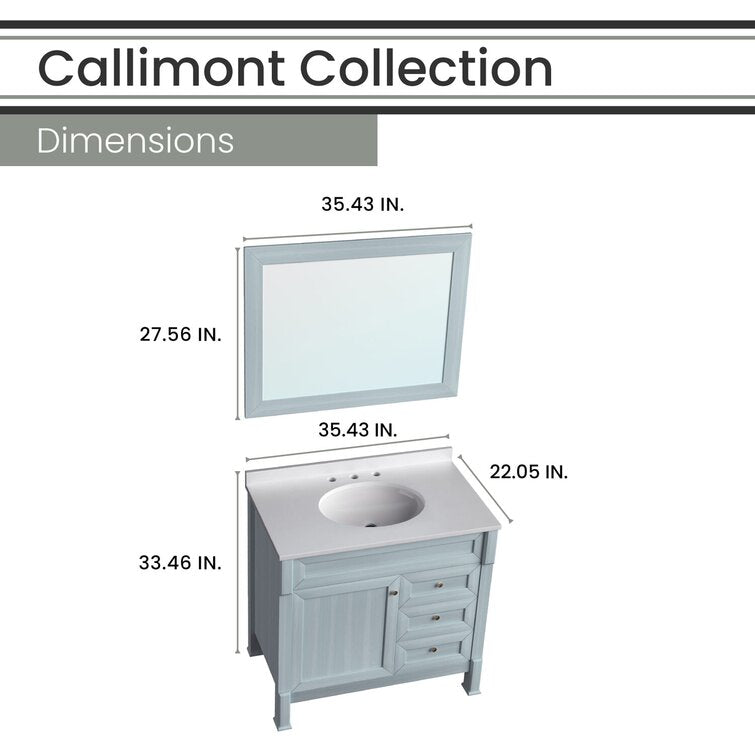 Hanover Bathroom Vanities HANVN0106 36 0BL