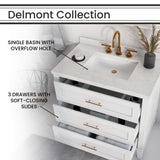 Hanover Bathroom Vanities HANVN0102 36 0WH