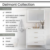 Hanover Bathroom Vanities HANVN0102 36 0WH