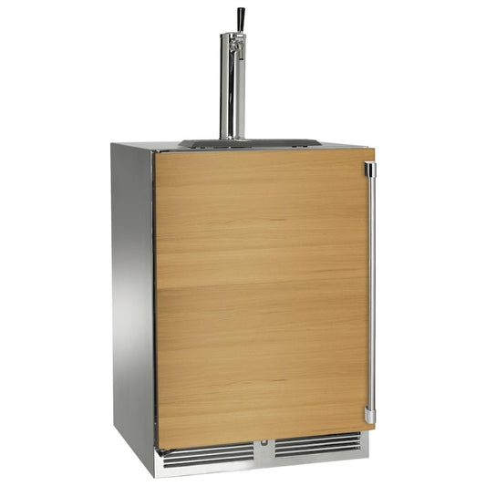 Perlick - 24" C-Series Outdoor Beer Dispenser - Single Tap with fully integrated panel-ready solid door,   - HC24TO-4-1