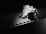 Elica - NIKOLA TESLA ONE -  - 32 5/8" W x 20 1/4" D x 8 1/4" H, Black Glass - Air Cooking Cooktops | ENT432BL