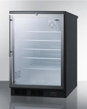 Summit - 24" Wide Built-In Craft Beer Pub Cellar | [SCR600BGLBIDTPUBHV]