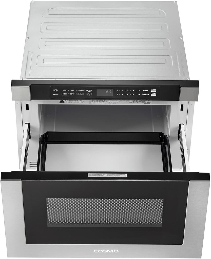 Cosmo 24 in. Builtin Microwave Drawer with Automatic Presets, Touch