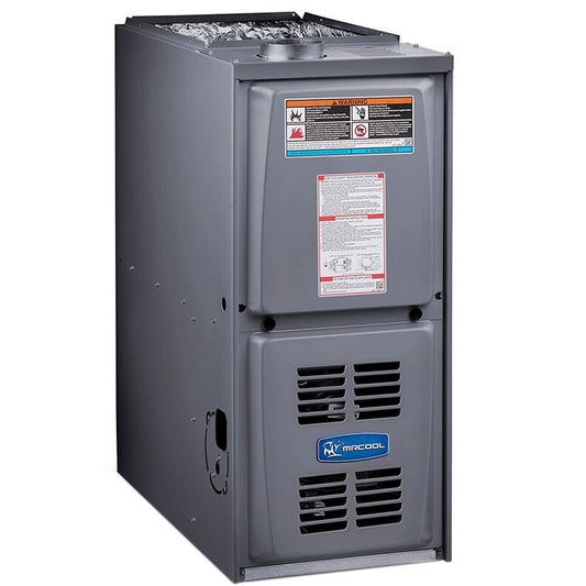 Mr Cool | MRCOOL 80% AFUE 45K BTU 1200 CFM Downflow Single-Stage Multi-Speed ECM Motor Furnace with 14.5" Cabinet | MGD80SE045A3A