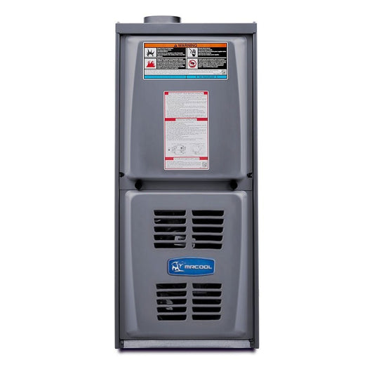Mr Cool | MRCOOL 80% AFUE 45K BTU 1200 CFM Downflow Single-Stage Multi-Speed ECM Motor Furnace with 14.5" Cabinet | MGD80SE045A3A