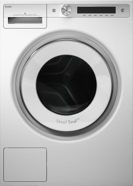 ASKO -24 Inch Wide 2.8 Cu Ft. Front Loading Washer with Auto Dosing System - Style white XL | W6124XW